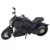 LEAN TOYS Sports Motorcycle Metal Lights Sounds Gold Elements Black 1:12