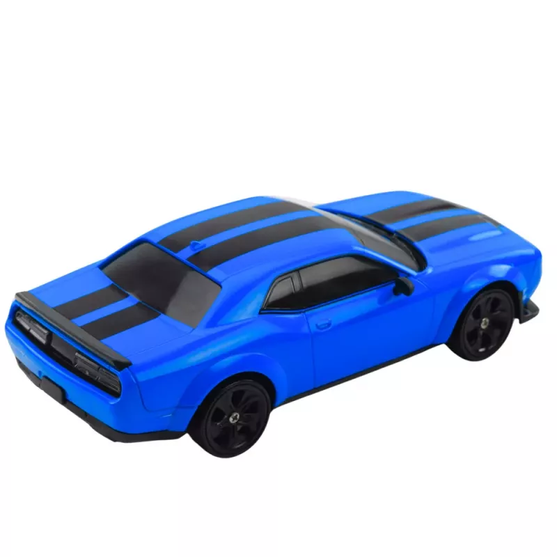 LEAN TOYS Samochód Sportowy Drift z Wymiennymi Kołami Zdalnie Sterowany RC 4WD Niebieski Sport