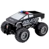 LEAN TOYS Off-Road RC Police Car Remote Controlled Black 1:16