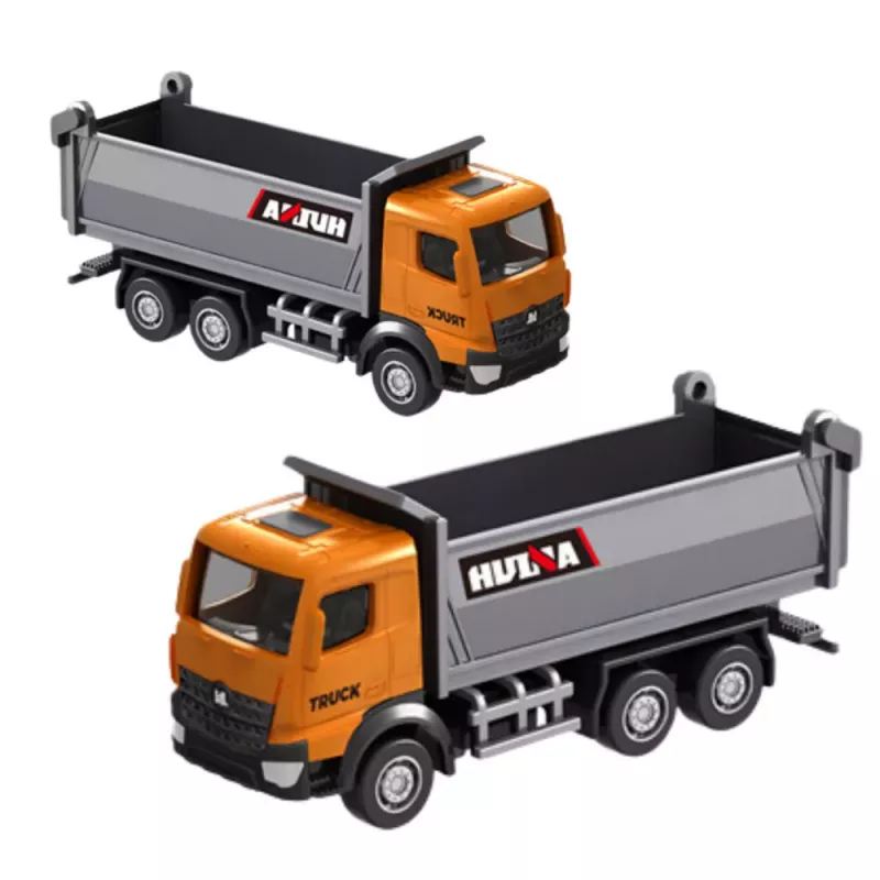 Huina 22730 Wywrotka Metalowy Model Kolekcjonerski Pomarańczowy 1:80