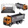 Huina 22730 Wywrotka Metalowy Model Kolekcjonerski Pomarańczowy 1:80