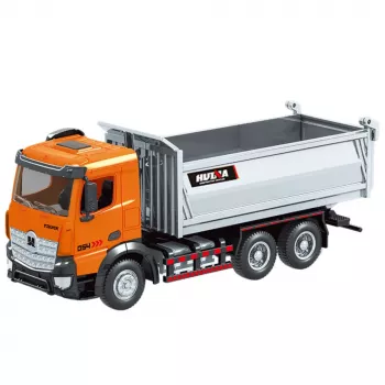 Huina 22775 1:50 Pomarańczowa Metalowa Wywrotka Model Odlewany