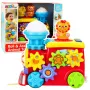 LEAN TOYS Interaktywna Lokomotywa Muzyczna dla Maluchów z Kołami Zębatymi Kolorowa