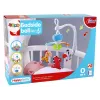 LEAN TOYS Karuzela do łóżeczka na baterie z uniwersalnymi zaczepami, niebieska