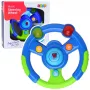 LEAN TOYS Interaktywna Kierownica dla Maluchów Światła Dźwięki Zielono-Niebieska