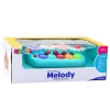 LEAN TOYS Interaktywne Pianino dla Dzieci Gears Niebieskie