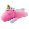 LEAN TOYS Pluszowy Jednorożec do Spania Przytulanka z Projektorem Dźwiękiem Różowy