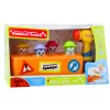 LEAN TOYS Interaktywna Zabawka Kolorowy Młotek Hamsters Road Works