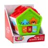 LEAN TOYS Interaktywny Edukacyjny Domek Sortujący dla Maluchów Zielony