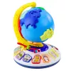 LEAN TOYS Interaktywny Edukacyjny Globus Muzyczny dla Maluchów Kontynenty Zwierzęta