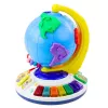 LEAN TOYS Interaktywny Edukacyjny Globus Muzyczny dla Maluchów Kontynenty Zwierzęta