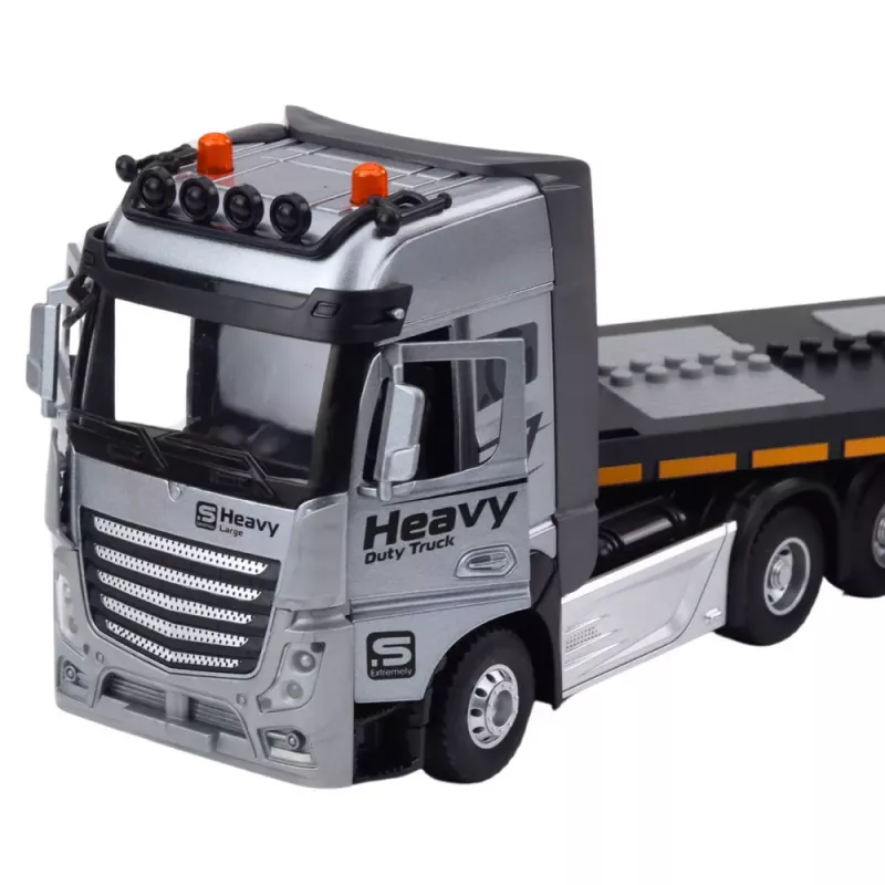 LEAN TOYS Zdalnie Sterowany RC Holownik z Koparką Światła Dźwięki 1:24
