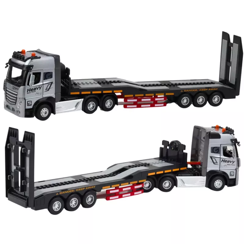 LEAN TOYS Zdalnie Sterowany RC Holownik z Koparką Światła Dźwięki 1:24