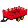 LEAN TOYS RC Zdalnie Sterowany Traktor Rolniczy z Przyczepą Czerwony