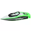 LEAN TOYS Zdalnie Sterowana Łódź Motorowa RC Biało-Zielona 15cm