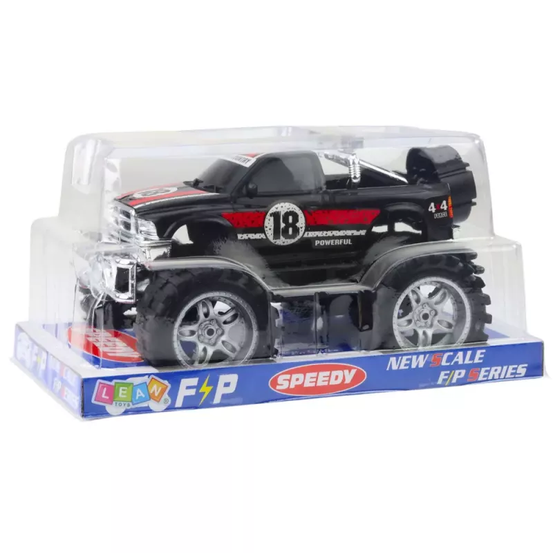 LEAN TOYS Pojazd terenowy z napędem na tylne koła, czerwono-czarny