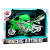 LEAN TOYS Racing Bike Racer Drive Lights Sounds Green