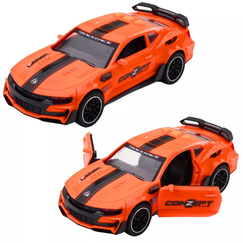 LEAN TOYS Sports Car Lazer 1:14 Samochód RC z Otwieranymi Drzwiami, Światłami, Dźwiękami