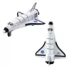 LEAN TOYS Spaceship Metal Pull-Back Drive White Markings