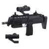 LEAN TOYS Zabawkowy Karabin z Światłami, Dźwiękami i Celownikiem, Czarny, 41 cm