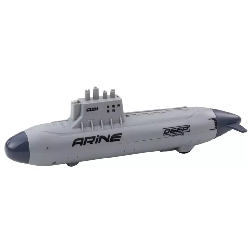 LEAN TOYS Ship Submarine Torpedo Shooting Drive Gray 28cm