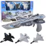 LEAN TOYS Gun Launcher Fighter Planes 3in1 Set Lights Sounds
