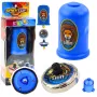 LEAN TOYS Zestaw Wyrzutni Latających Dysków Lew Spinner Niebieski