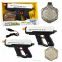 LEAN TOYS Elektryczny Pistolet na Wodę Automatyczny 10m Czarno-Biały 800ml