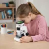 LEAN TOYS Edukacyjny Mikroskop Cyfrowy z Ekranem, 1000X LED Funkcja Wideo i Zdjęć