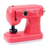 LEAN TOYS Maszyna do szycia dla dzieci z myszką, jasnoróżowa