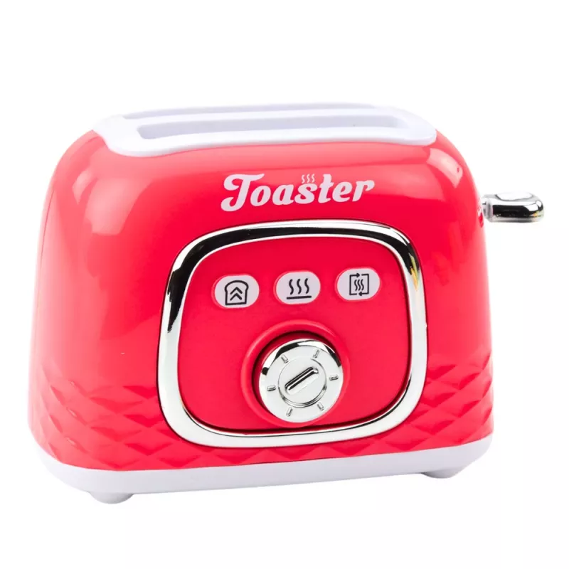 LEAN TOYS Zestaw AGD Kuchenny Toster Blender Światła Dźwięki Różowy