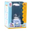 LEAN TOYS Blender Kuchenny dla Dzieci z Efektem Świetlnym i Obrotowym Mechanizmem, Niebieski