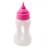 LEAN TOYS Baby Doll With Feeding Bottle Dress Powder Pink Sounds 30cm