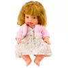 LEAN TOYS Baby Doll With Feeding Bottle Dress Powder Pink Sounds 30cm