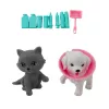 LEAN TOYS Zestaw akcesoriów weterynaryjnych dla lalek mini – pies, kot