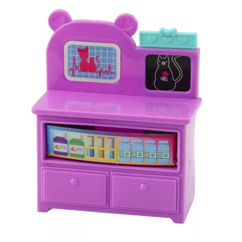 LEAN TOYS Zestaw akcesoriów weterynaryjnych dla lalek mini – pies, kot