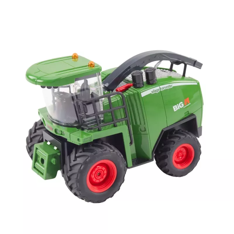 LEAN TOYS Kombajn rolniczy z hederem do zboża i kukurydzy zdalnie sterowany RC 1:24