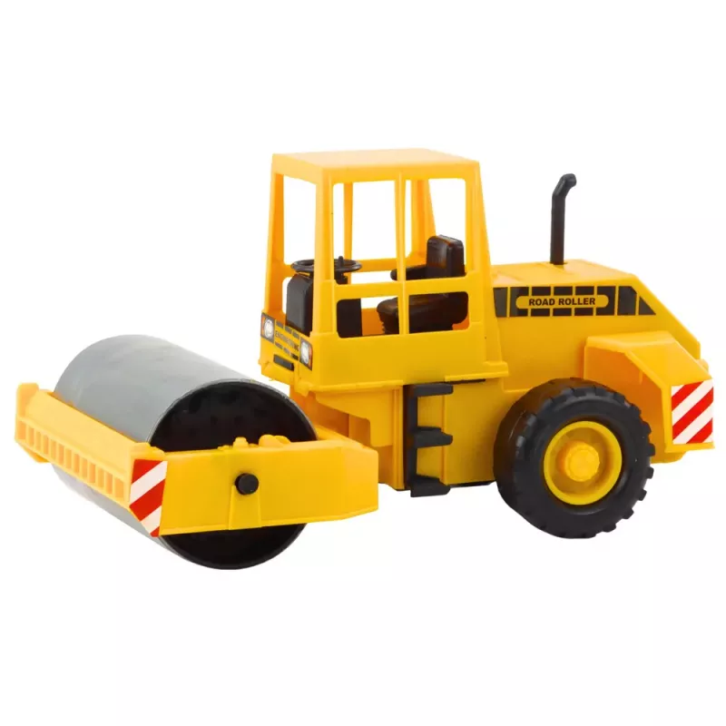 LEAN TOYS Walec Drogowy Pojazd Budowlany z Kierownicą Obrotową