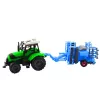 LEAN TOYS Duży zestaw ciągnika rolniczego z ruchomą broną talerzową