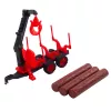 Ciągnik Rolniczy LEAN TOYS z Przyczepą HDS do Transportu Balotów Drewna