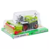 LEAN TOYS Zabawkowy kombajn zbożowy z napędem, ruchomy, zielony