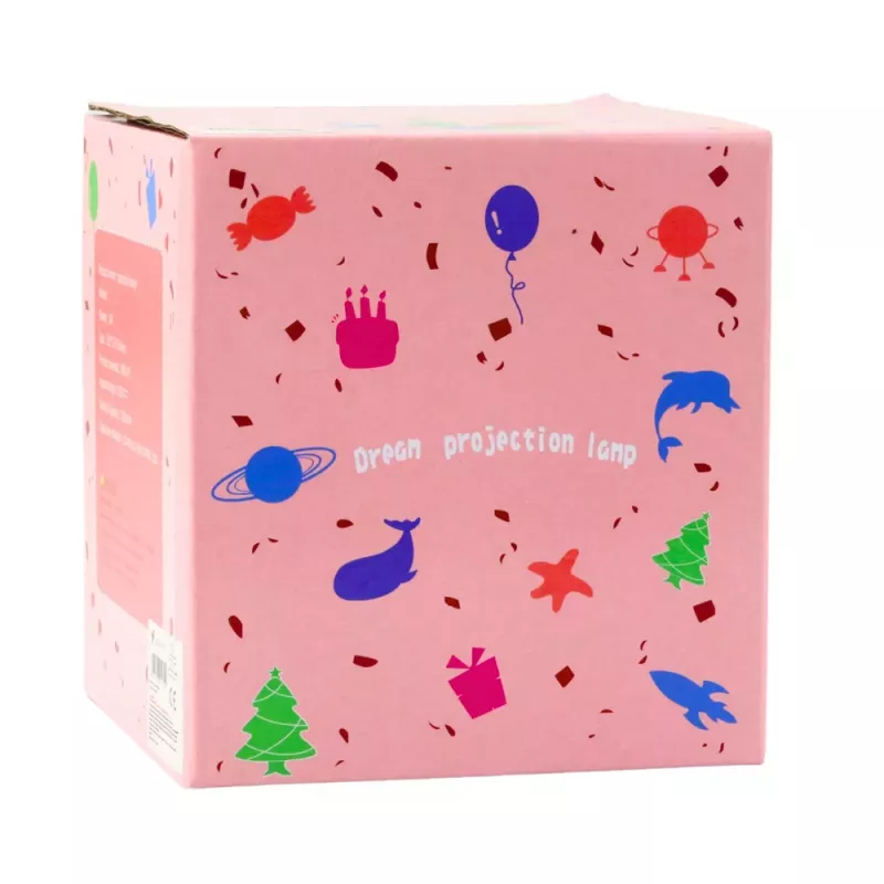 LEAN TOYS Projektor Gwiazd dla Dzieci Nocna Lampka 6 Wymiennych Projekcji