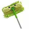 LEAN TOYS Mop dla dzieci z teleskopowym uchwytem Zwierzęcy Zielony