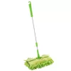 LEAN TOYS Mop dla dzieci z teleskopowym uchwytem Zwierzęcy Zielony