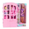 Zestaw lalek LEAN TOYS z akcesoriami do szafy, ubraniami, modą do przebierania dla dziewczynek