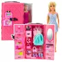 LEAN TOYS Lalka z Garderobą i Akcesoriami Różowe Ubrania Zestaw do Przebierania
