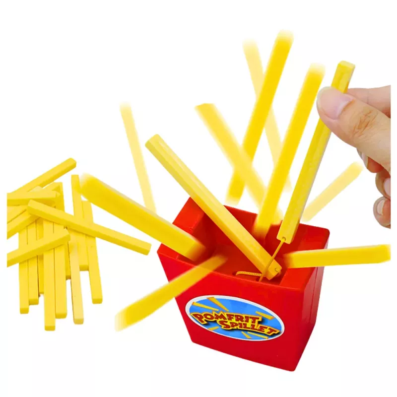 LEAN TOYS Family Arcade Game Flying Fries Jumping
