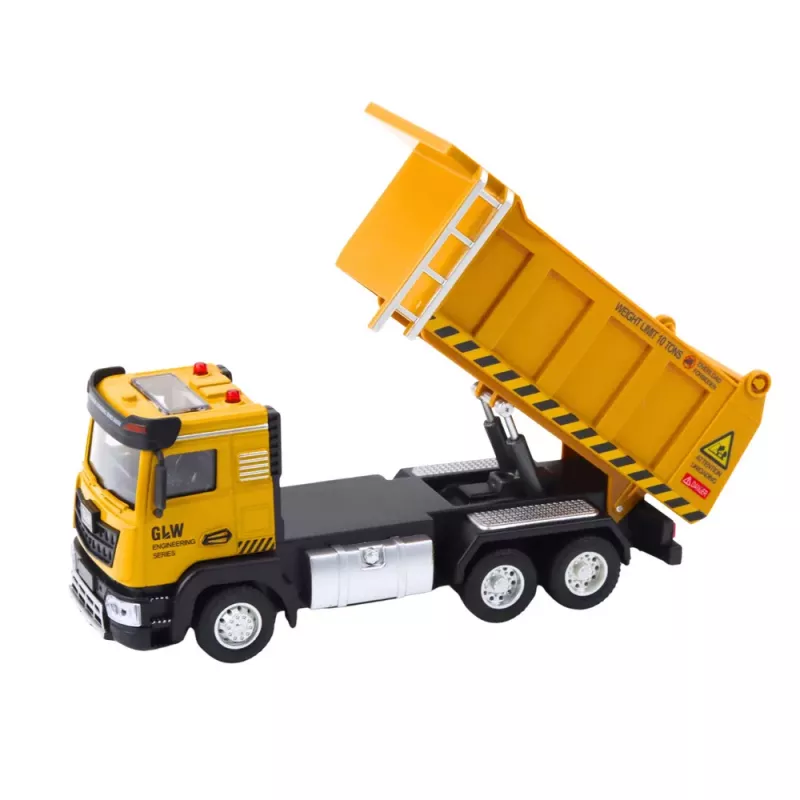 LEAN TOYS Pojazd Budowlany Żółta Wywrotka