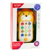 LEAN TOYS Interaktywny Telefon Edukacyjny dla Maluchów Dźwięki Melodie Żółty Lew