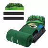 LEAN TOYS Mata treningowa do golfa z filcu, 3 dołki, 175 cm